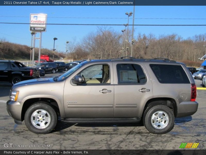 Taupe Gray Metallic / Light Cashmere/Dark Cashmere 2011 Chevrolet Tahoe LT 4x4