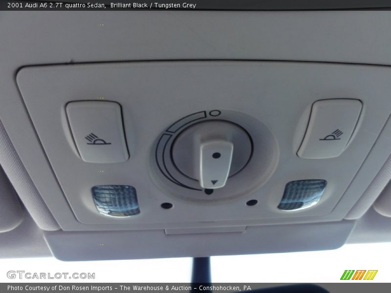 Brilliant Black / Tungsten Grey 2001 Audi A6 2.7T quattro Sedan