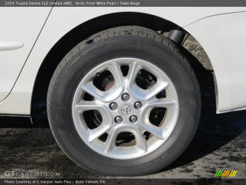Arctic Frost White Pearl / Fawn Beige 2004 Toyota Sienna XLE Limited AWD