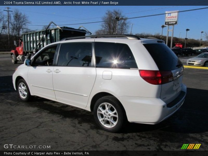 Arctic Frost White Pearl / Fawn Beige 2004 Toyota Sienna XLE Limited AWD