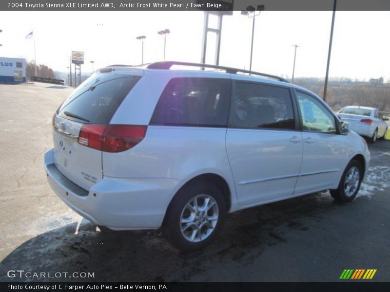 Arctic Frost White Pearl / Fawn Beige 2004 Toyota Sienna XLE Limited AWD