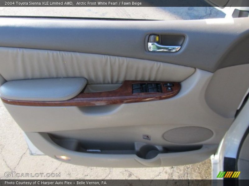 Arctic Frost White Pearl / Fawn Beige 2004 Toyota Sienna XLE Limited AWD