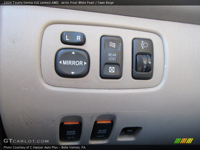 Arctic Frost White Pearl / Fawn Beige 2004 Toyota Sienna XLE Limited AWD