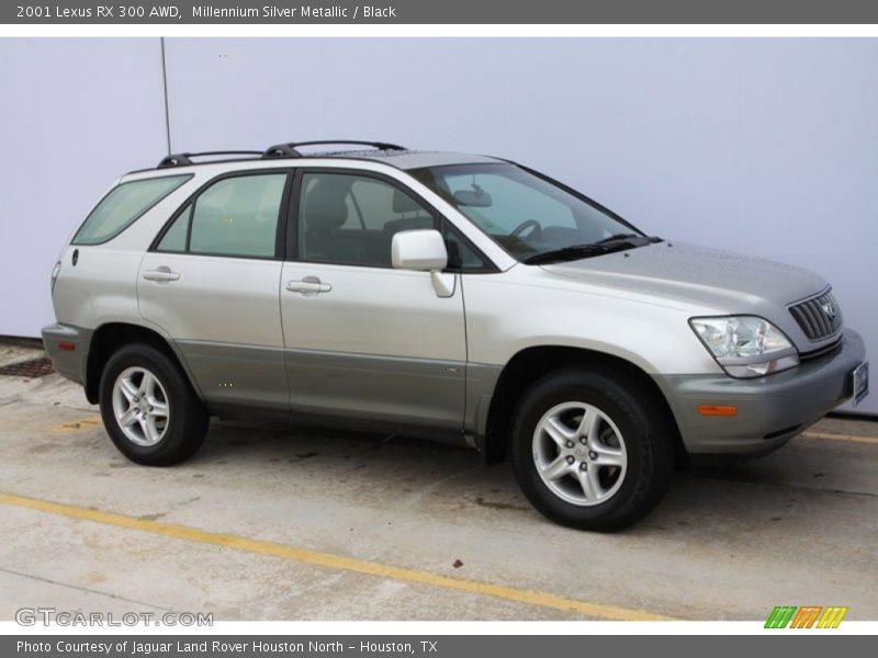 Millennium Silver Metallic / Black 2001 Lexus RX 300 AWD