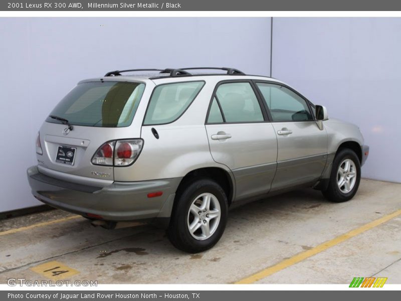 Millennium Silver Metallic / Black 2001 Lexus RX 300 AWD
