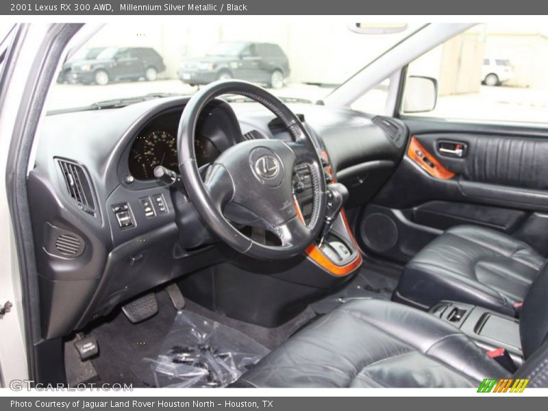 Millennium Silver Metallic / Black 2001 Lexus RX 300 AWD