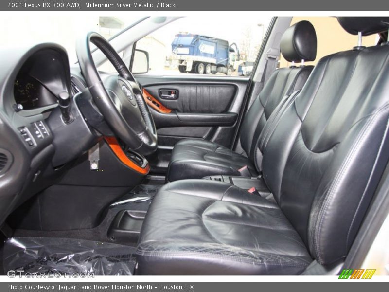 Millennium Silver Metallic / Black 2001 Lexus RX 300 AWD