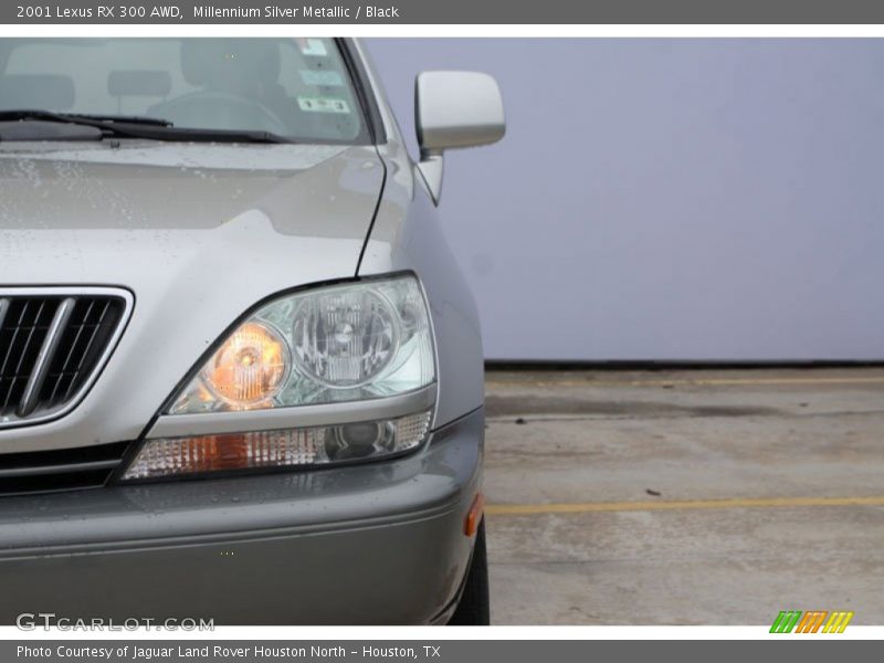 Millennium Silver Metallic / Black 2001 Lexus RX 300 AWD