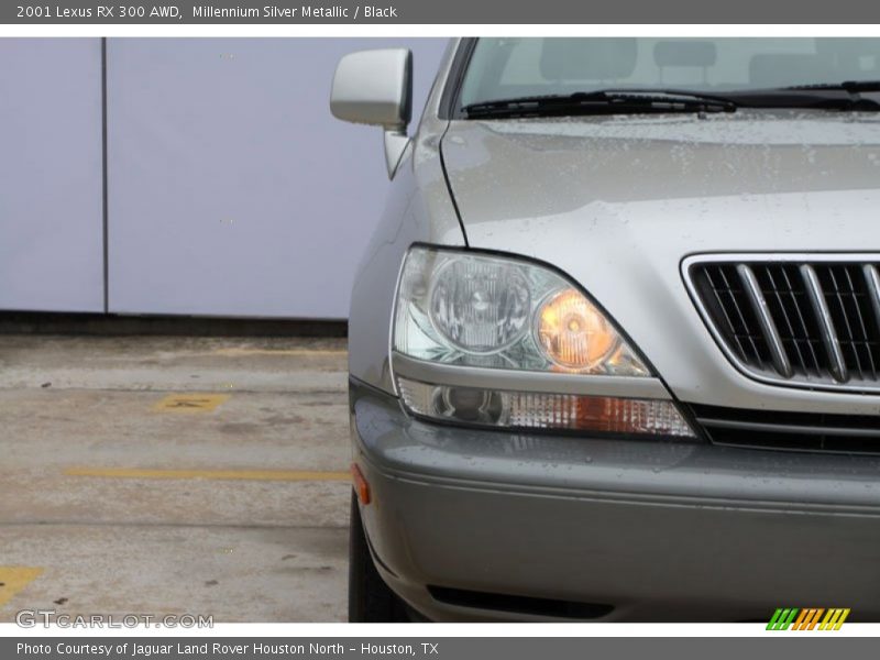 Millennium Silver Metallic / Black 2001 Lexus RX 300 AWD