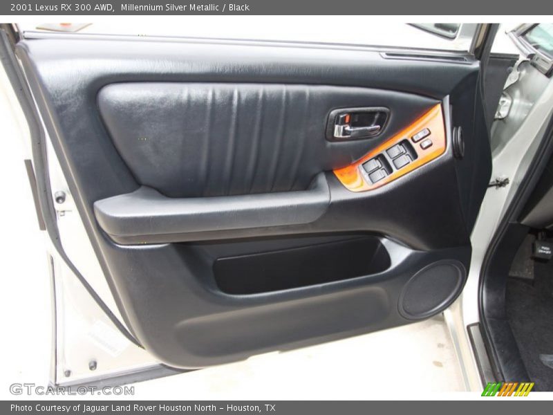Millennium Silver Metallic / Black 2001 Lexus RX 300 AWD