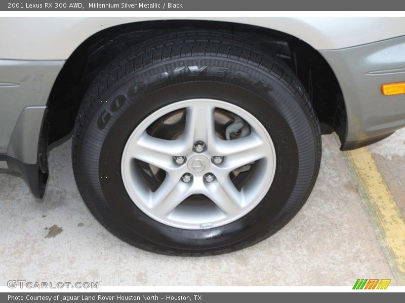 Millennium Silver Metallic / Black 2001 Lexus RX 300 AWD