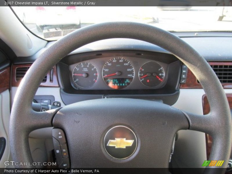 Silverstone Metallic / Gray 2007 Chevrolet Impala LT
