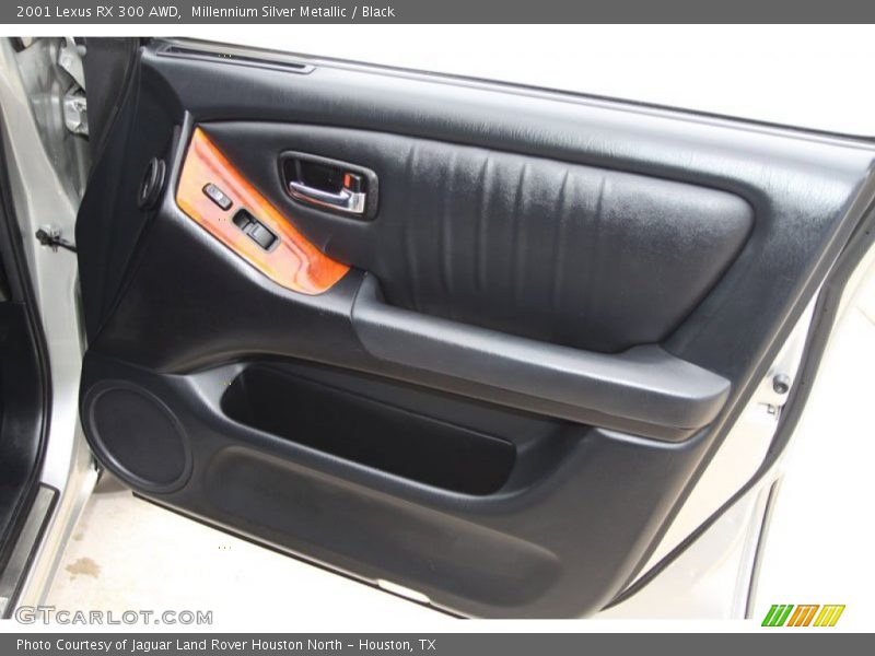 Millennium Silver Metallic / Black 2001 Lexus RX 300 AWD