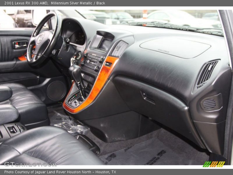 Millennium Silver Metallic / Black 2001 Lexus RX 300 AWD