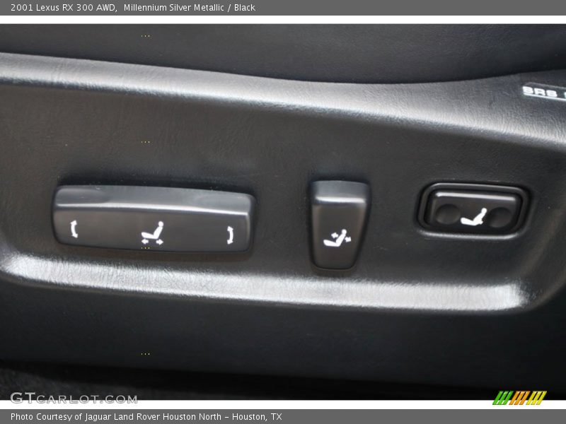 Millennium Silver Metallic / Black 2001 Lexus RX 300 AWD