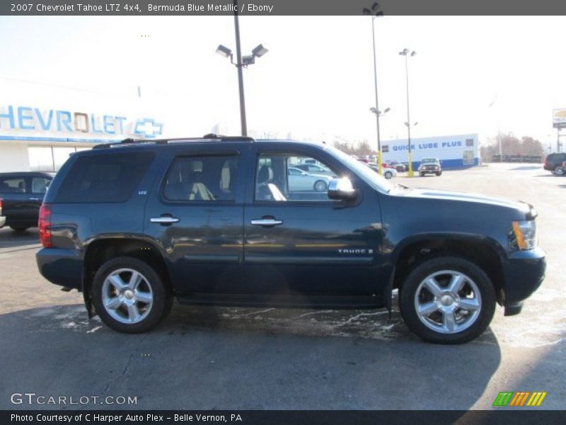Bermuda Blue Metallic / Ebony 2007 Chevrolet Tahoe LTZ 4x4