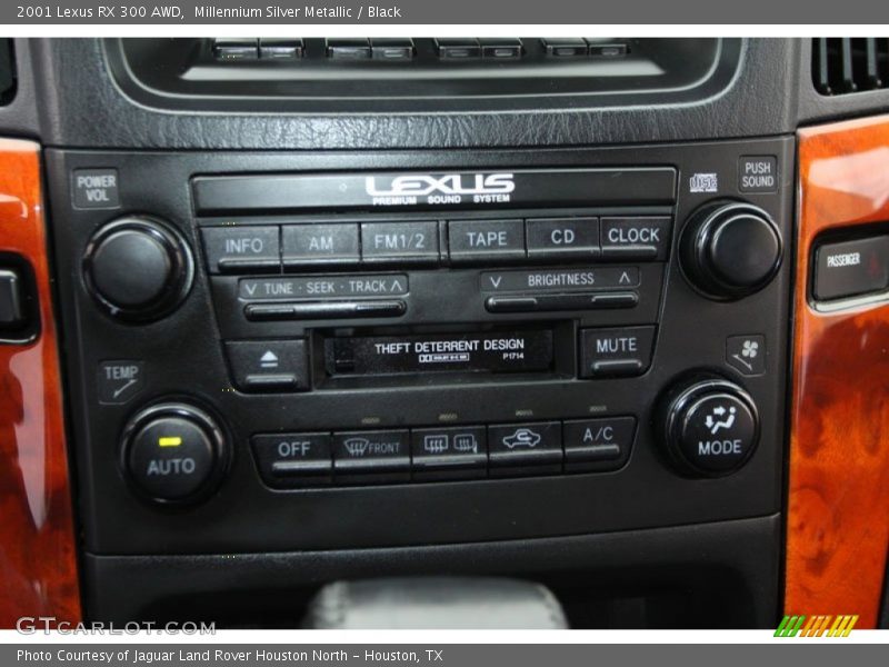 Millennium Silver Metallic / Black 2001 Lexus RX 300 AWD