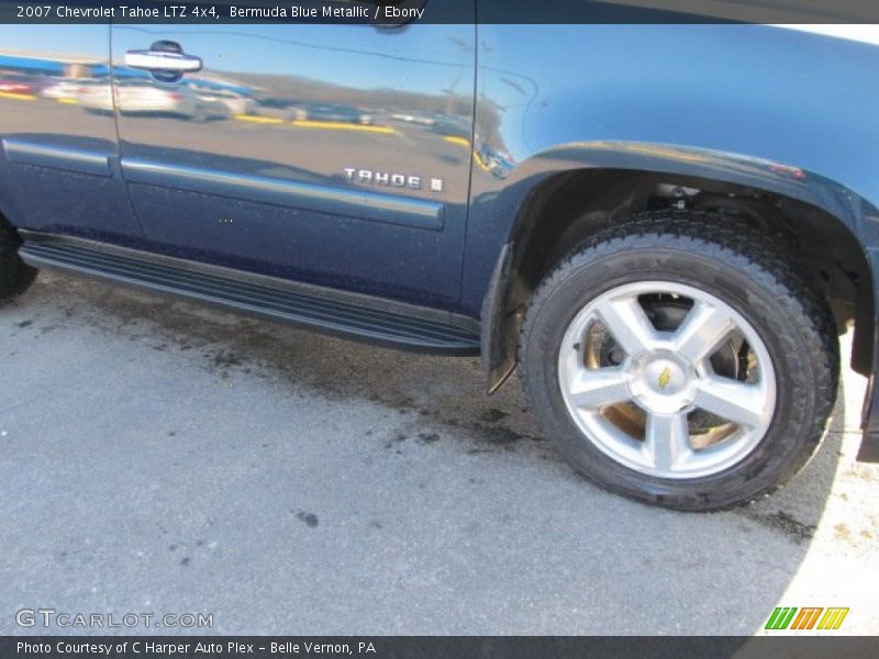 Bermuda Blue Metallic / Ebony 2007 Chevrolet Tahoe LTZ 4x4