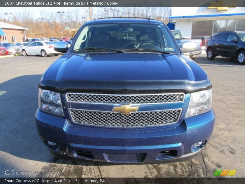 Bermuda Blue Metallic / Ebony 2007 Chevrolet Tahoe LTZ 4x4