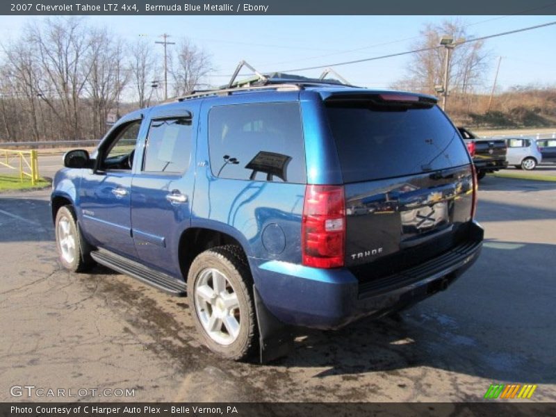 Bermuda Blue Metallic / Ebony 2007 Chevrolet Tahoe LTZ 4x4
