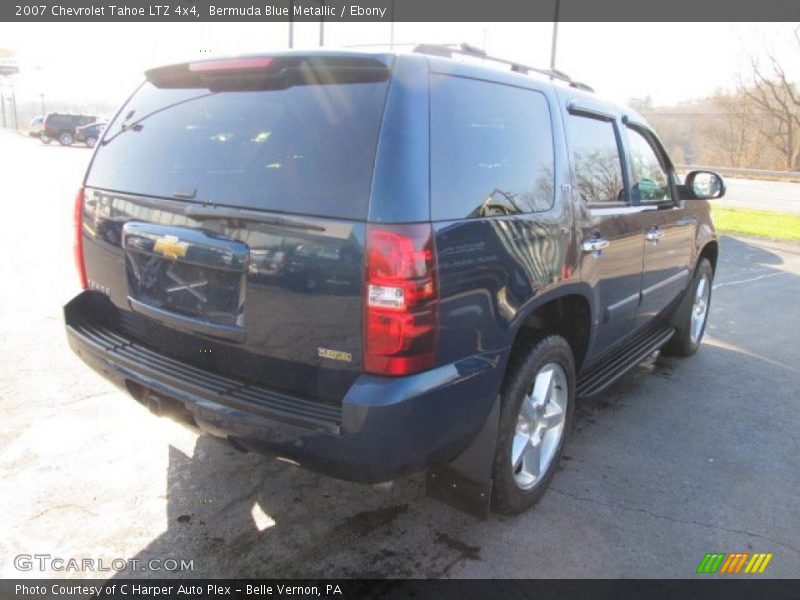 Bermuda Blue Metallic / Ebony 2007 Chevrolet Tahoe LTZ 4x4