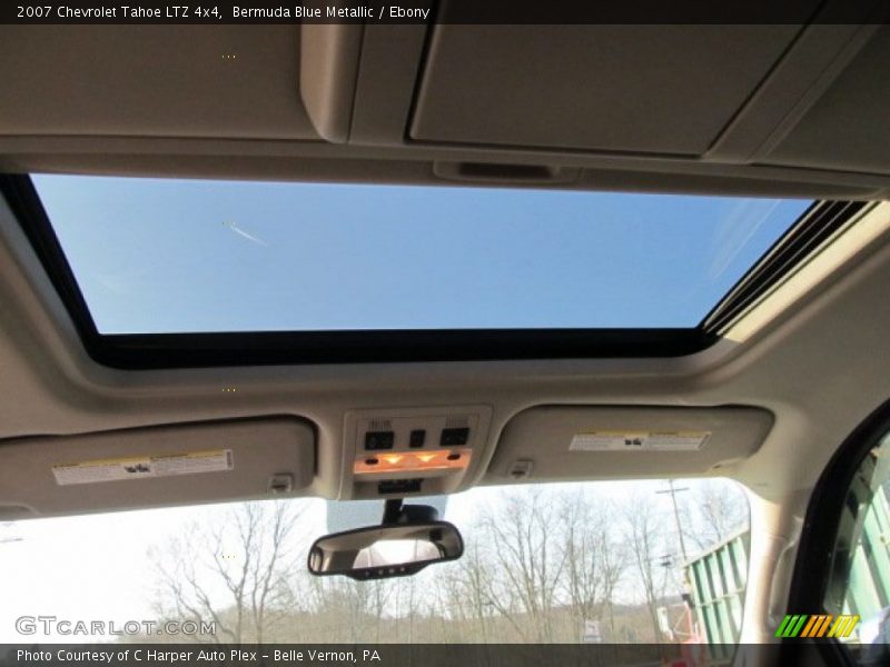 Bermuda Blue Metallic / Ebony 2007 Chevrolet Tahoe LTZ 4x4