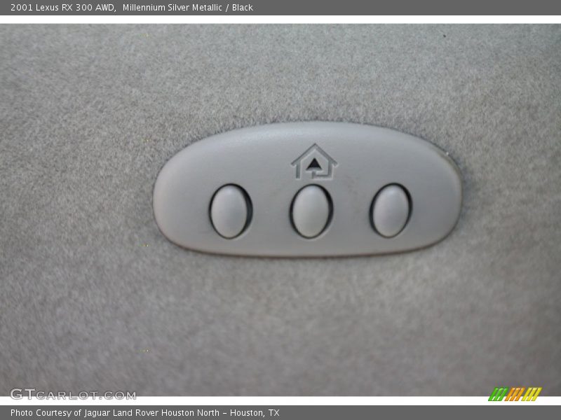 Millennium Silver Metallic / Black 2001 Lexus RX 300 AWD