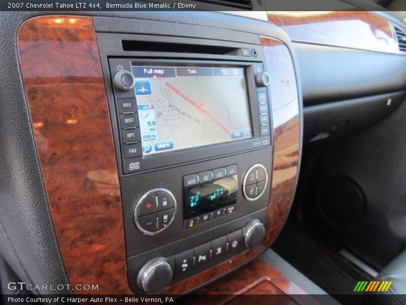 Bermuda Blue Metallic / Ebony 2007 Chevrolet Tahoe LTZ 4x4