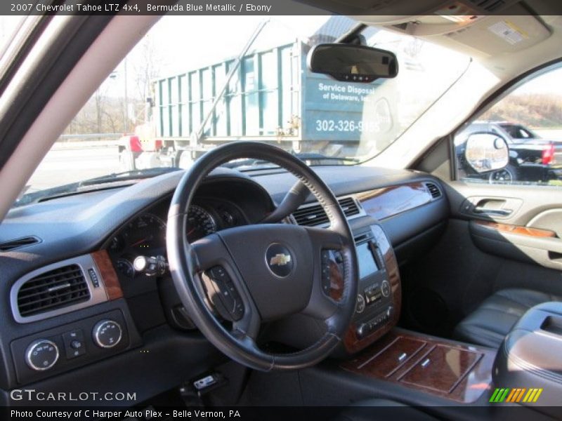 Bermuda Blue Metallic / Ebony 2007 Chevrolet Tahoe LTZ 4x4