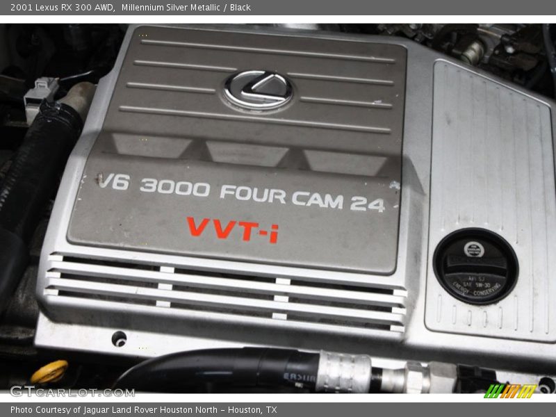 Millennium Silver Metallic / Black 2001 Lexus RX 300 AWD