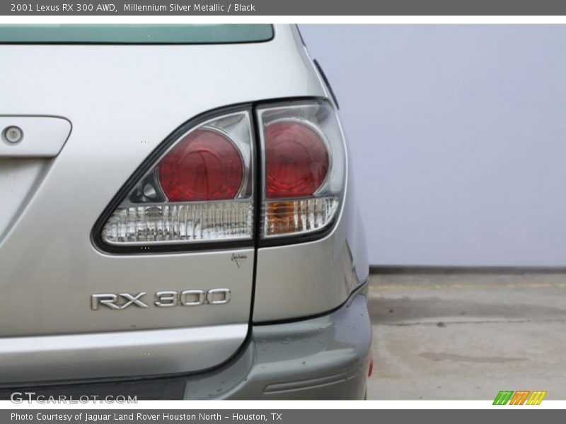 Millennium Silver Metallic / Black 2001 Lexus RX 300 AWD