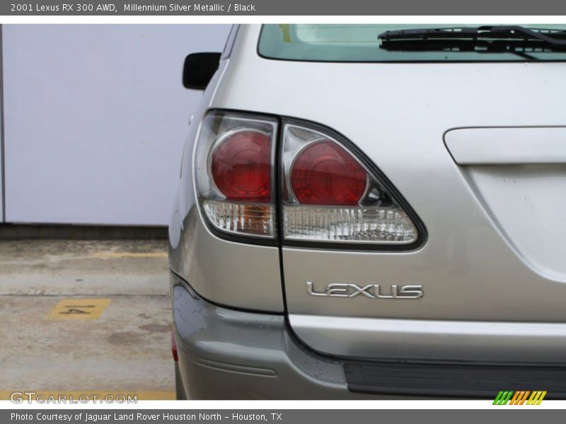 Millennium Silver Metallic / Black 2001 Lexus RX 300 AWD