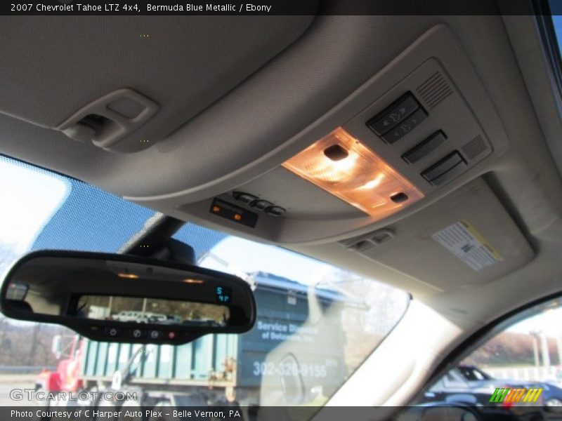Bermuda Blue Metallic / Ebony 2007 Chevrolet Tahoe LTZ 4x4