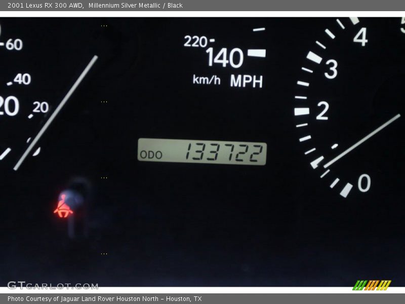 Millennium Silver Metallic / Black 2001 Lexus RX 300 AWD