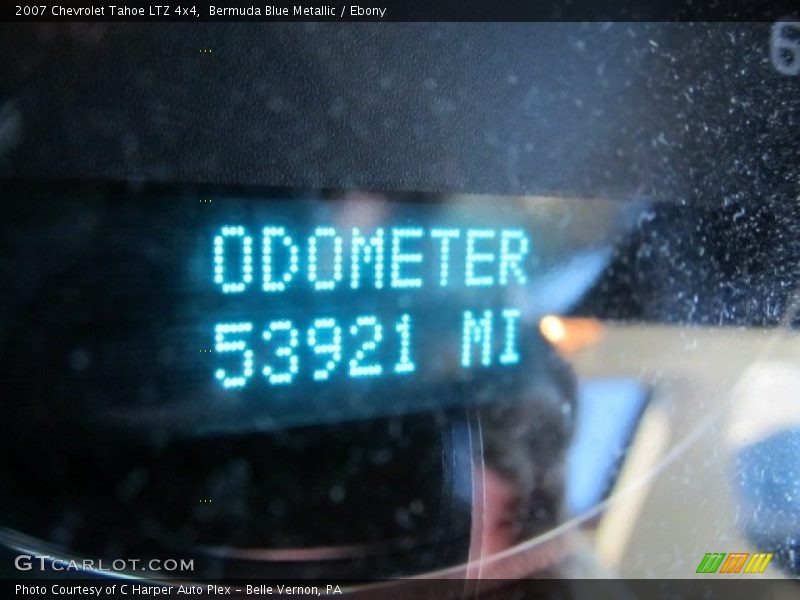 Bermuda Blue Metallic / Ebony 2007 Chevrolet Tahoe LTZ 4x4
