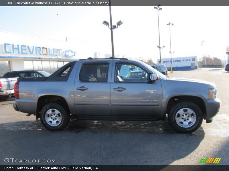 Graystone Metallic / Ebony 2008 Chevrolet Avalanche LT 4x4
