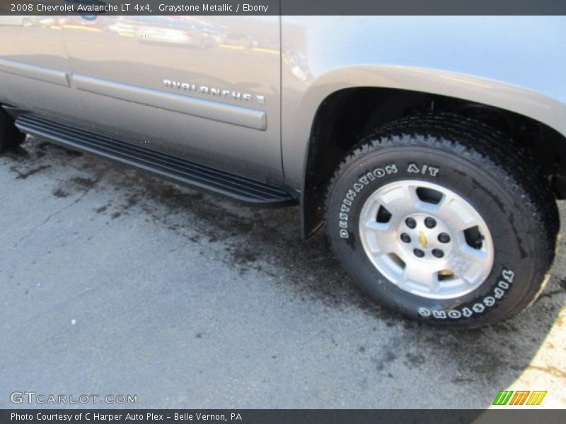 Graystone Metallic / Ebony 2008 Chevrolet Avalanche LT 4x4
