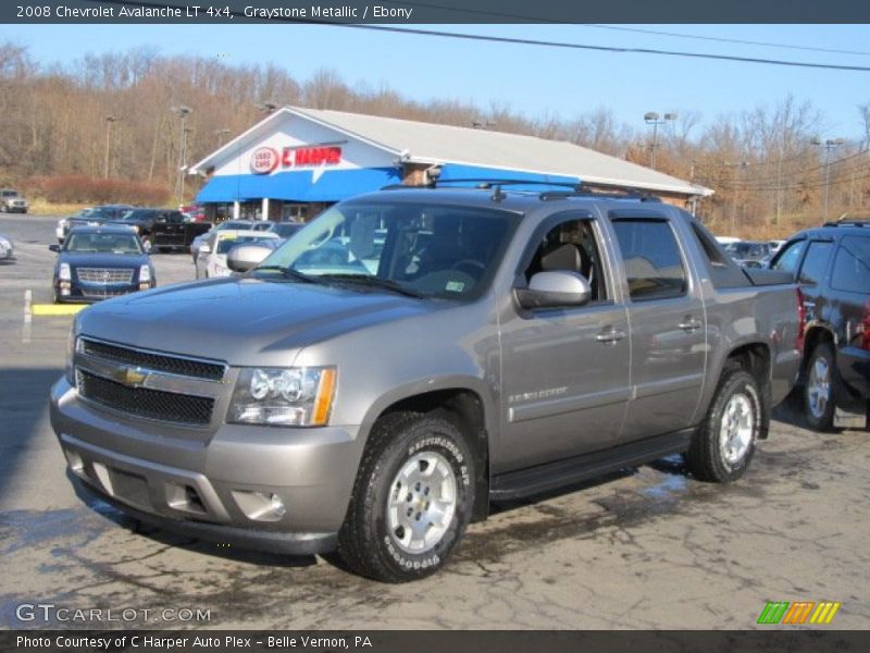 Graystone Metallic / Ebony 2008 Chevrolet Avalanche LT 4x4