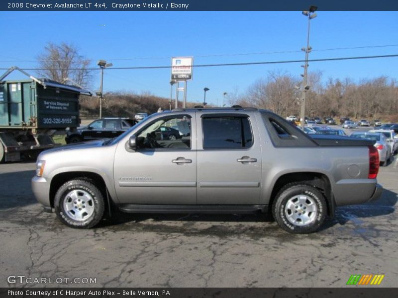 Graystone Metallic / Ebony 2008 Chevrolet Avalanche LT 4x4