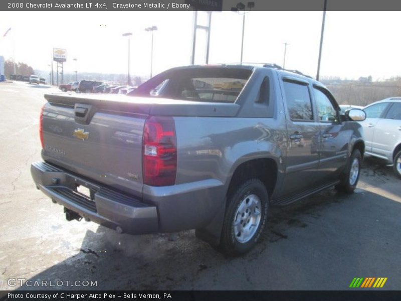 Graystone Metallic / Ebony 2008 Chevrolet Avalanche LT 4x4