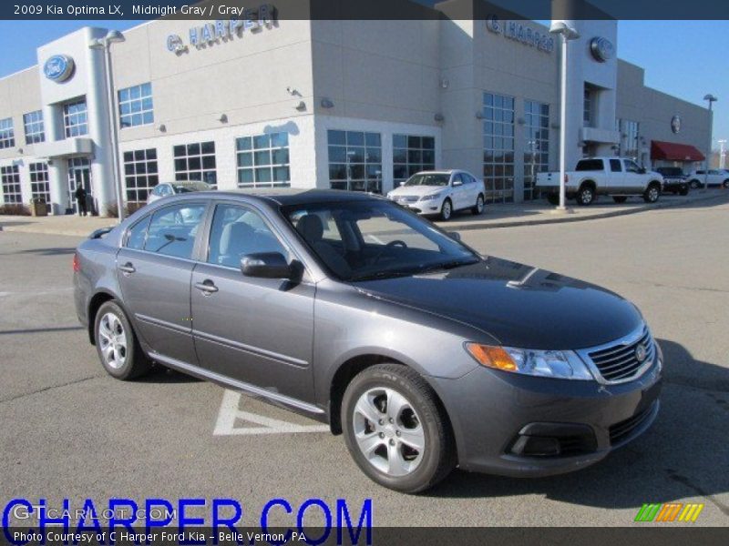 Midnight Gray / Gray 2009 Kia Optima LX
