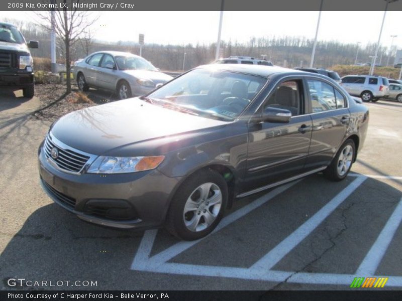 Midnight Gray / Gray 2009 Kia Optima LX