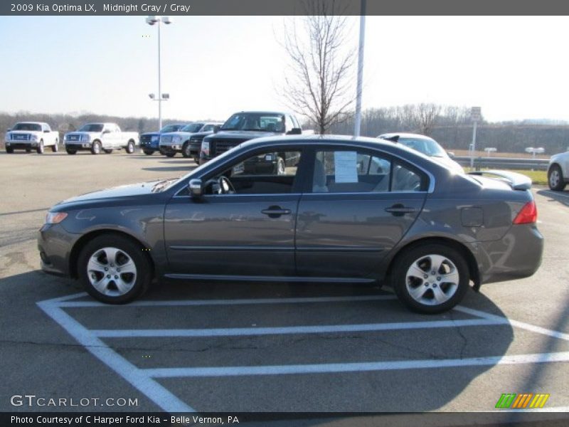 Midnight Gray / Gray 2009 Kia Optima LX