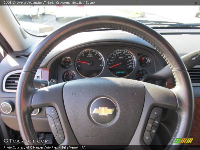 Graystone Metallic / Ebony 2008 Chevrolet Avalanche LT 4x4