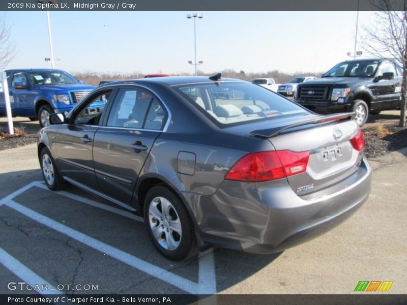 Midnight Gray / Gray 2009 Kia Optima LX