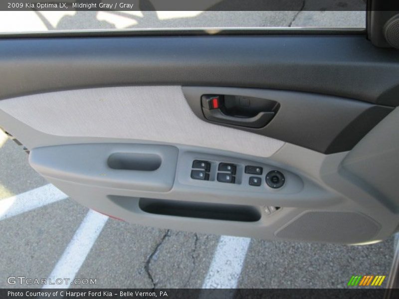 Midnight Gray / Gray 2009 Kia Optima LX