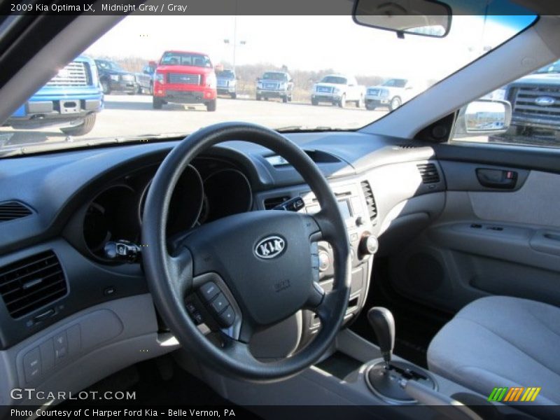 Midnight Gray / Gray 2009 Kia Optima LX