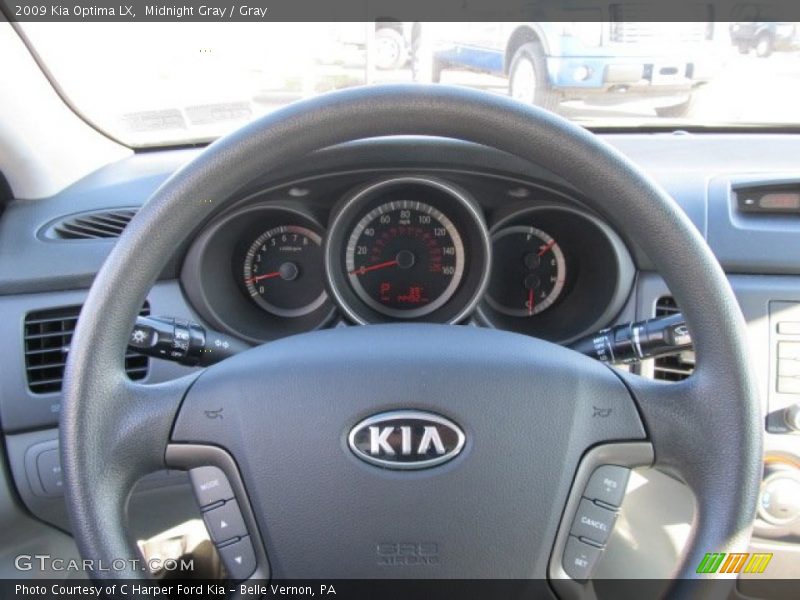 Midnight Gray / Gray 2009 Kia Optima LX