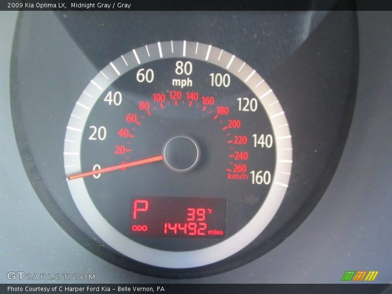 Midnight Gray / Gray 2009 Kia Optima LX