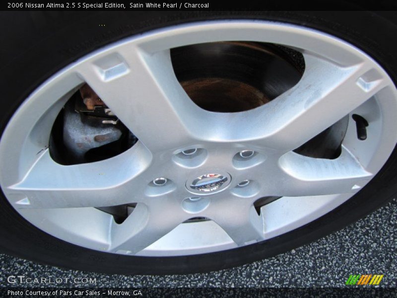 Satin White Pearl / Charcoal 2006 Nissan Altima 2.5 S Special Edition